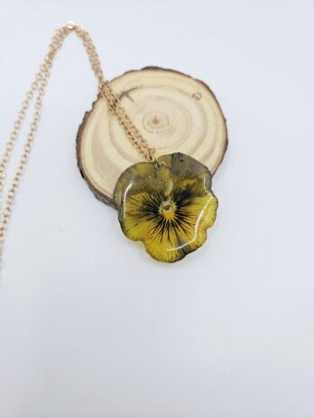 Tiger-eye Viola Necklace