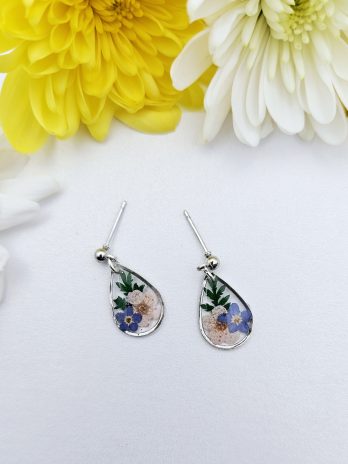 Forget Me Not Teardrop Earrings