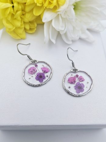 Purple Bloom Earrings