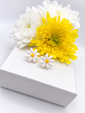 Daisy Clay Stud Earrings
