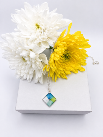 Pastel Hydrangea Petal Necklace